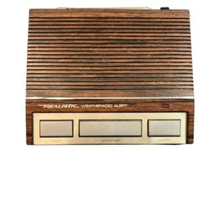 Vintage Realistic Weatheradio Alert III Emergency Radio 12-140 tested Taiwan